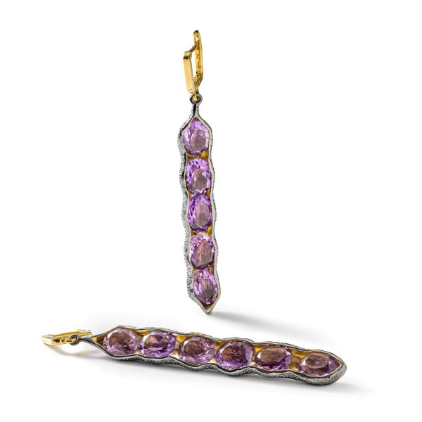 German Kabirski Chimey Amethyst Earrings Online Sale