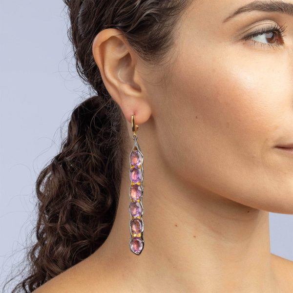 German Kabirski Chimey Amethyst Earrings Online Sale