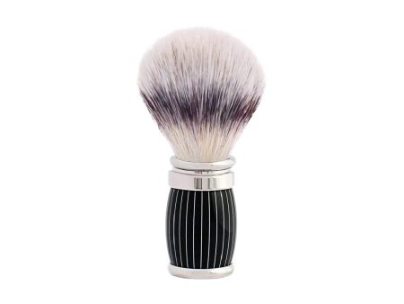 Plisson 1808  High Mountain White  Fibre Shaving Brush Retro Lacquered and Chromed - Joris For Sale