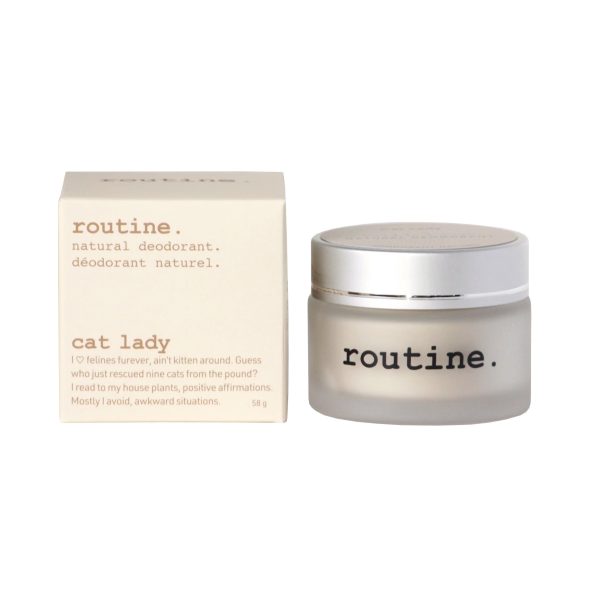 Routine Deodorant Jar - Cat Lady (Vegan: No Beeswax) Online Hot Sale