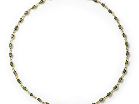 German Kabirski Gwanwyn Chrome Diopside Necklace For Sale