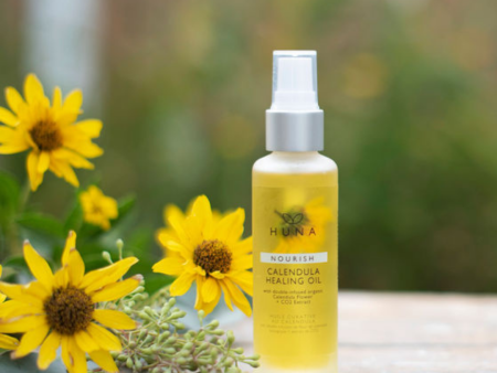 Huna Nourish Calendula Healing Oil Sale